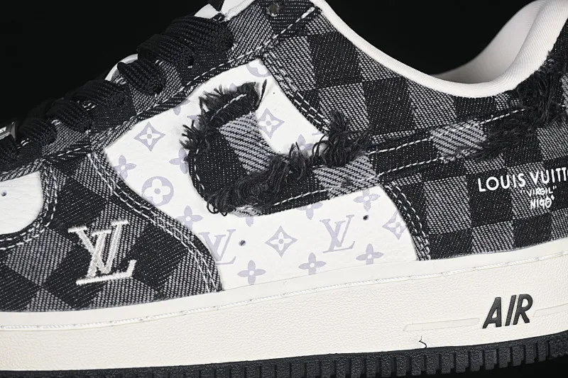 All categories Nk Air Force 1 Air Force series Nk Air Force 1 Low Air Force low-top Nike Air Force 1'07 Low LV joint white and black Air Force 1 low-top casual sneakers YF9511-817